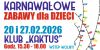 Karnawałowe zabawy dla dzieci w Jastrzębiu - 20 oraz 27 lutego 2026 godz. 15:30 - 18:00