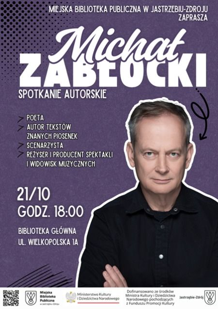 Spotkanie literackie z Michałem Zabłockim