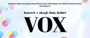 Koncert zespołu VOX na Dzień Kobiet 8 marca 2026 r. (niedziela) Godz. 17:00 Kino Centrum, Jastrzębie-Zdrój