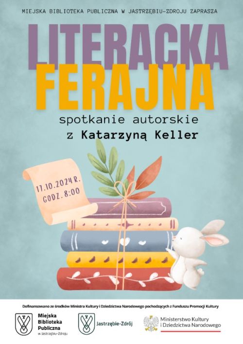 „Literacka ferajna” – spotkanie dla dzieci z Katarzyną Keller