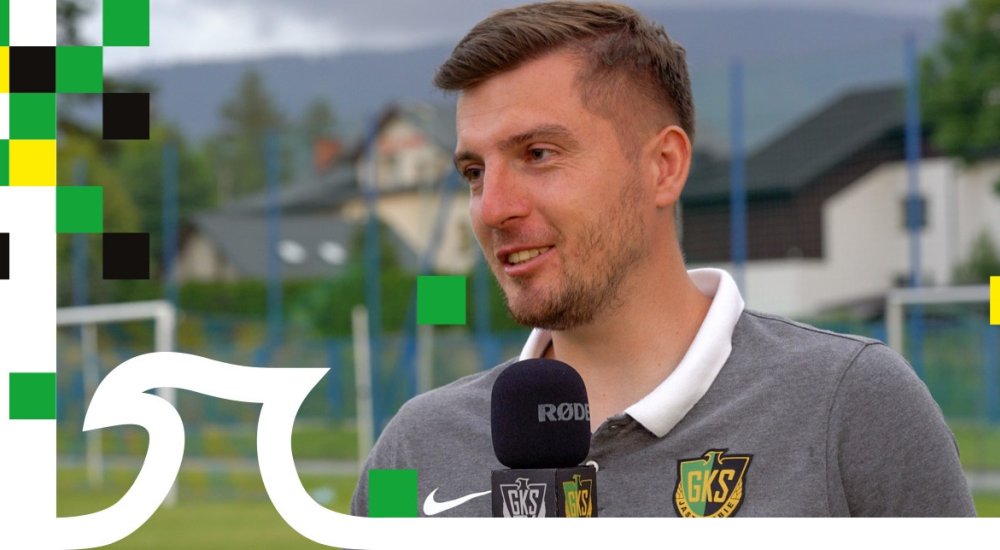 [GKS TV] Dawid Pędziałek po sparingu z GKS-em Katowice. Fot. GKS Jastrzębie