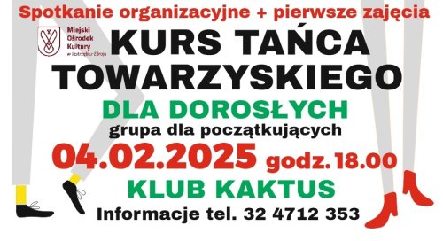 Kurs tańca towarzyskiego z Miejskim Ośrodkiem Kultury w Jastrzębiu-Zdroju