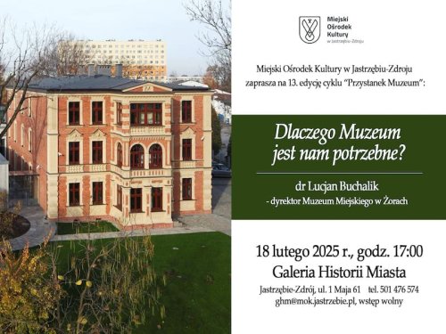 "Dlaczego Muzeum jest nam potrzebne?" - 13. Przystanek Muzeum w Galerii Historii Miasta