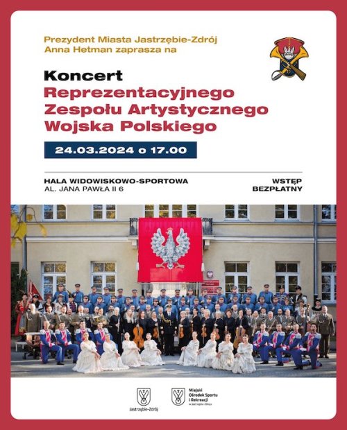 Koncert Reprezentacyjnego Zespołu Artystycznego Wojska Polskiego w Jastrzębiu-Zdroju