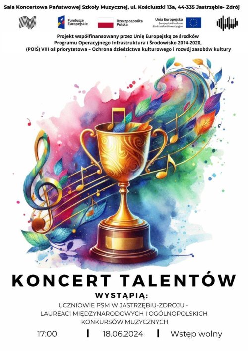 Koncert talentów uczniów PSM w Jastrzębiu-Zdroju