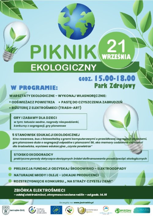 Piknik EKOlogiczny - 21 września w Parku Zdrojowym