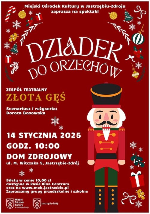 Spektakl teatralny "Dziadek do orzechów" - zespół teatralny Złota Gęś