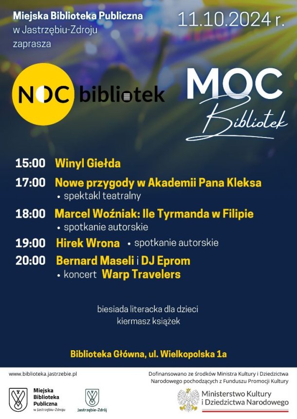 X Noc Bibliotek - MOC Bibliotek