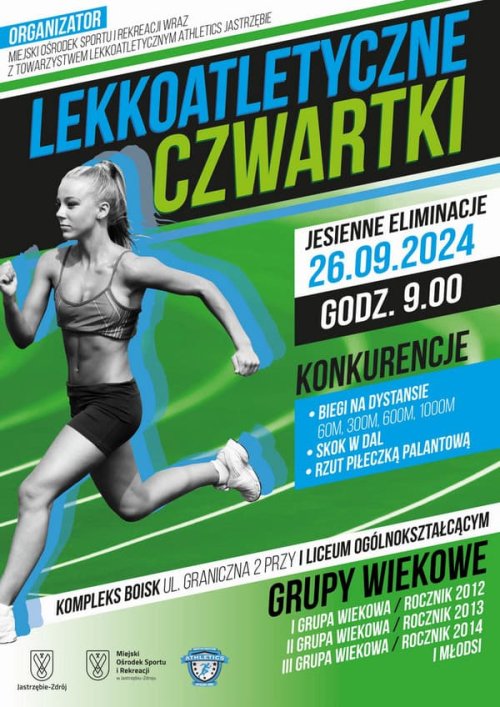 Zapraszamy na jesienne eliminacje Czwartków Lekkoatletycznych