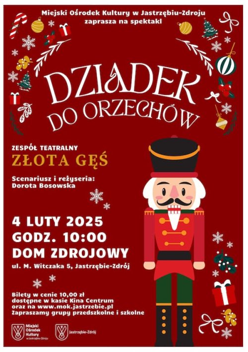 „Dziadek do orzechów”  w wykonaniu zespołu teatralnego Złota Gęś