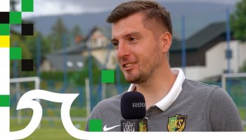 Dawid Pędziałek po sparingu z GKS-em Katowice (wideo)