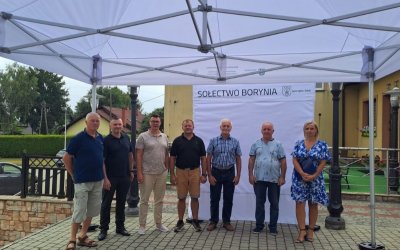 Wyposażenie do organizacji imprez w sołectwach Borynia i Skrzeczkowice