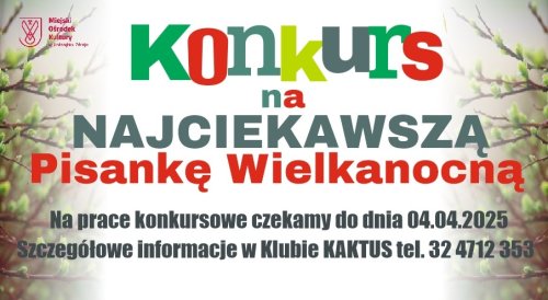 Konkurs Wielkanocny 2025 na Najładniejszą Pisankę Wielkanocną