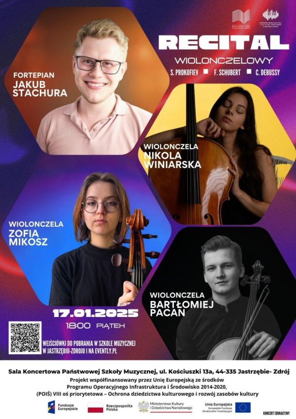 Recital wiolonczelowy | Stachura | Winiarska | Mikosz | Pacan