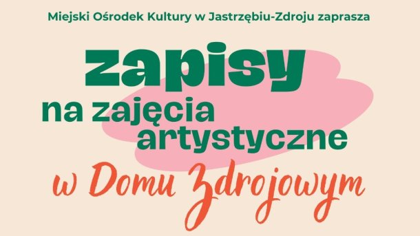 Zapisy na zajęcia pracowni plastycznnej i ceramiki