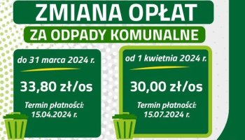 Od początku kwietnia zmiana w opłatach za odpady