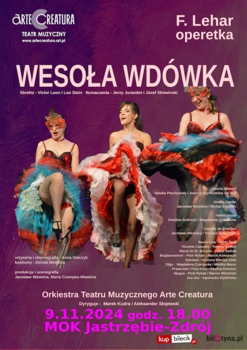 Operetka "Wesoła wdówka" - Arte Creatura Teatr Muzyczny w Kinie Centrum