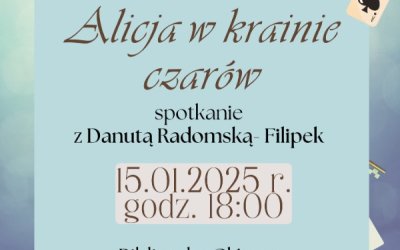 Klub Książki otwiera nowy rok spotkaniem o „Alicji w Krainie Czarów”