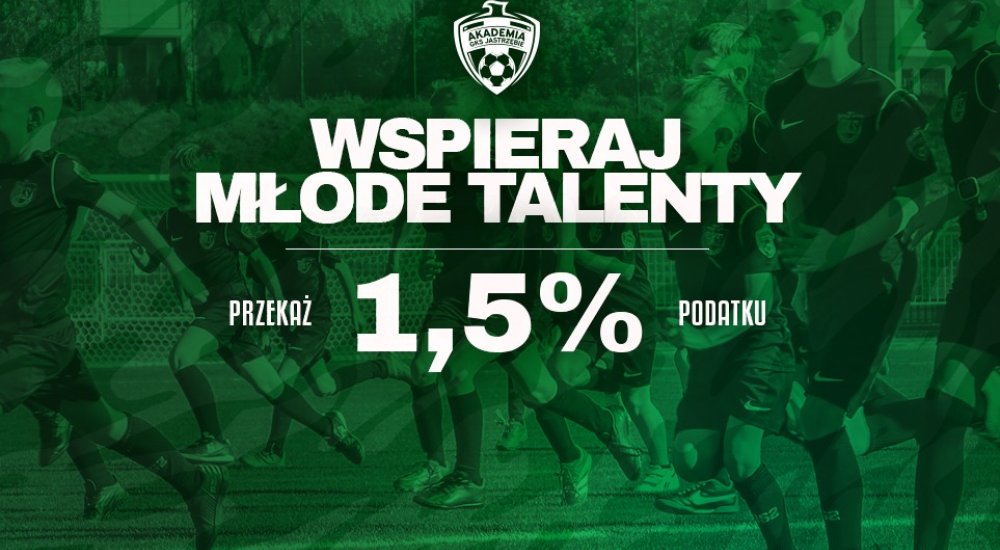 Przekaż 1,5% podatku na Akademię GKS Jastrzębie!