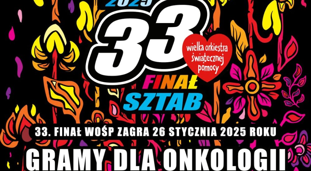 Zostań sponsorem 33. Finału WOŚP w Jastrzębiu-Zdroju