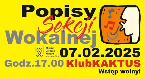 Popisy sekcji wokalnej działającej w Klubie "Kaktus" w Jastrzębiu-Zdroju