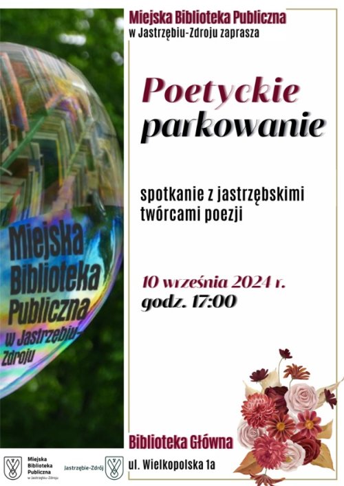 Poetyckie parkowanie - spotkanie z jastrzębskimi twórcami poezji