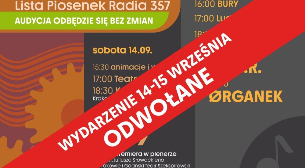 Odwołano cześć wydarzeń podczas Carbonaliów