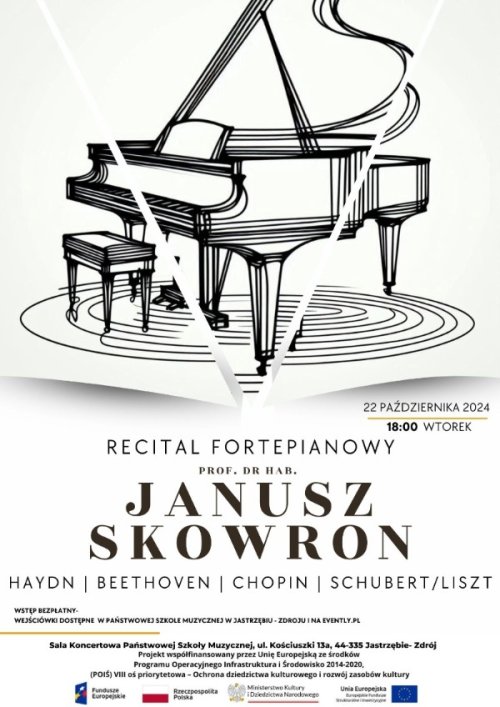 RECITAL FORTEPIANOWY | prof. dr hab. Janusz Skowron