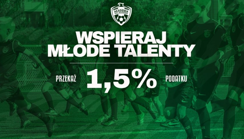 Pomóż młodym piłkarzom GKS Jastrzębie - to proste, wystarczy 1,5% podatku!