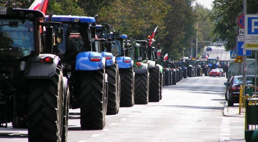 Dziś kolejny krajowy protest rolników. Fot. FB/protestrolnikow