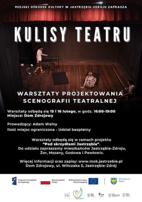 Kulisy Teatru - warsztaty projektowania scenografii teatralnej 15.02.2025 w godz. 16:00 – 19:00 i 16.02.2025