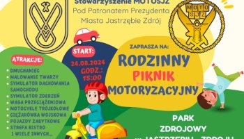 Rodzinny Piknik Motoryzacyjny pełen atrakcji - już 24 sierpnia w Parku Zdrojowym!