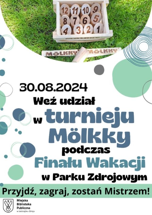 Turniej Mölkky® na finał wakacji z Biblioteką