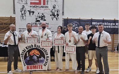 Klubu Kyokushin Karate Kumite z podium na Mistrzostwach Polski