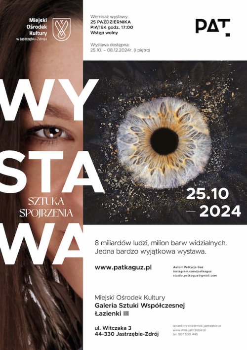 "Sztuka spojrzenia" - wystawa Patrycji Guz w Galerii Sztuki Współczesnej