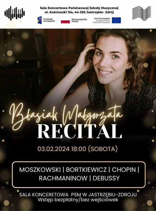 Recital fortepianowy - Małgorzata Błasiak