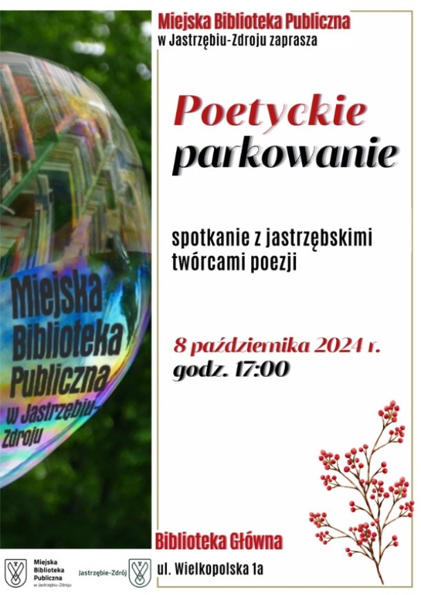 Poetyckie parkowanie - spotkanie z jastrzębskimi twórcami poezji