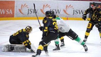 Dramatyczne derby w Jastrzębiu: JKH GKS Jastrzębie ulega GKS Katowice (wideo)