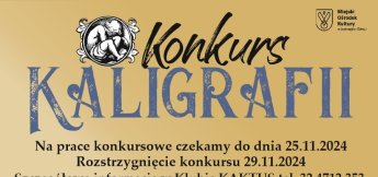 Konkurs Kaligrafii 2024 w terminie do dnia 25.11.2024