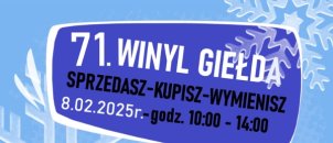 71 WINYL GIEŁDA w Miejskiej Bibliotece Publicznej - 8 lutego o godzinie 10:00