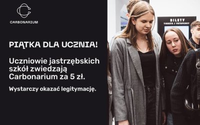 Specjalna oferta dla szkół! Uczniowie Jastrzębia zwiedzą Carbonarium za symboliczną „piątkę”