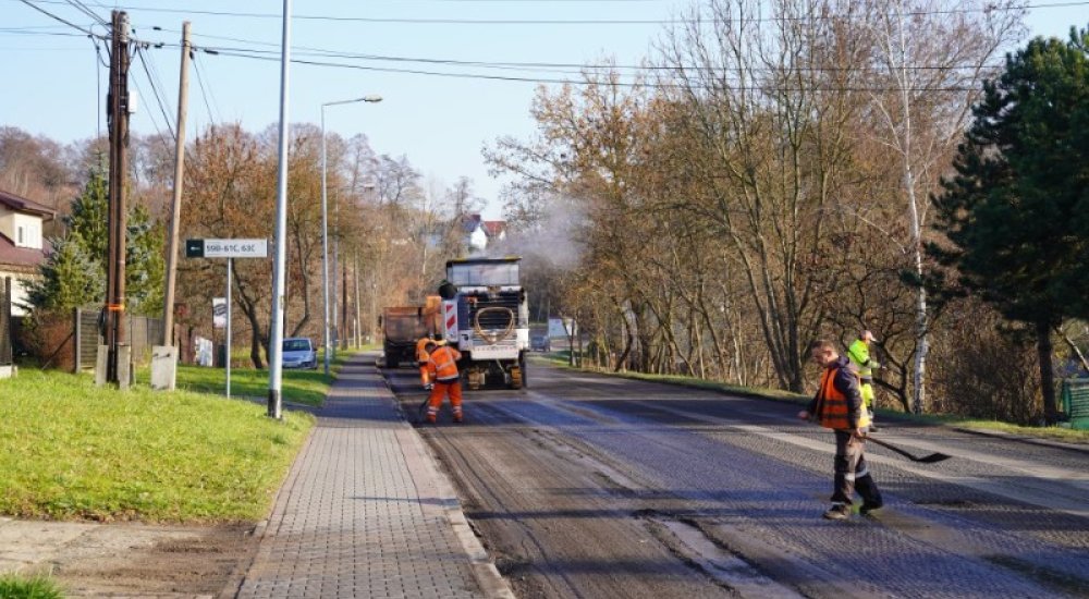 Remont części ulicy Pszczyńskiej, fot. z arch. UM