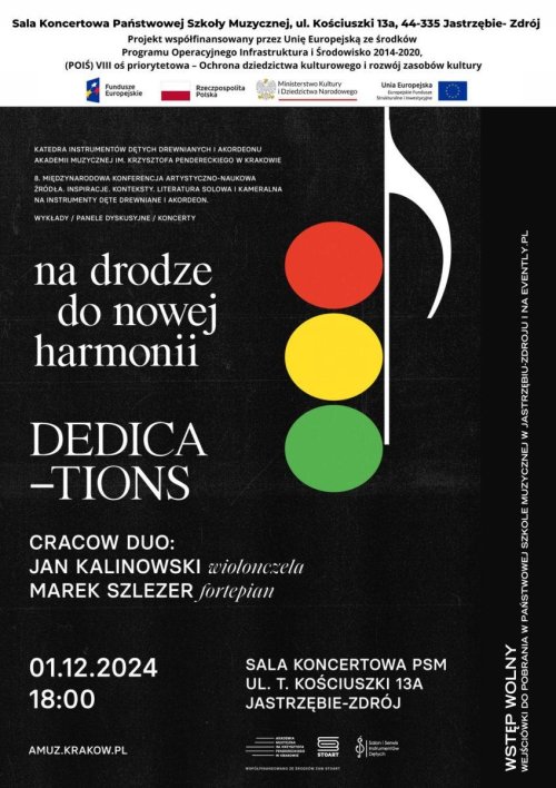 DEDICATIONS | Na drodze do nowej harmonii | Sala Koncertowa PSM