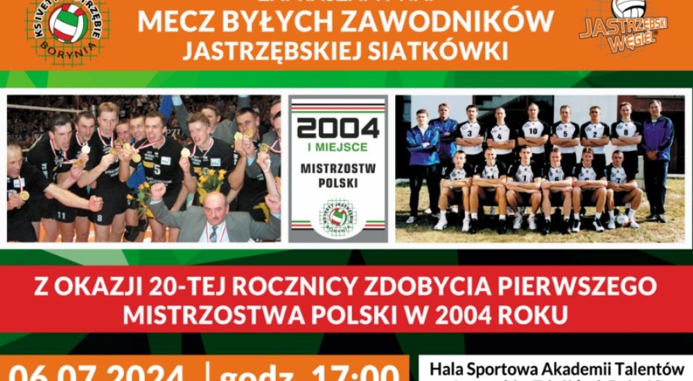 Mecz Jubileuszowy - 20. rocznica pierwszego złota!